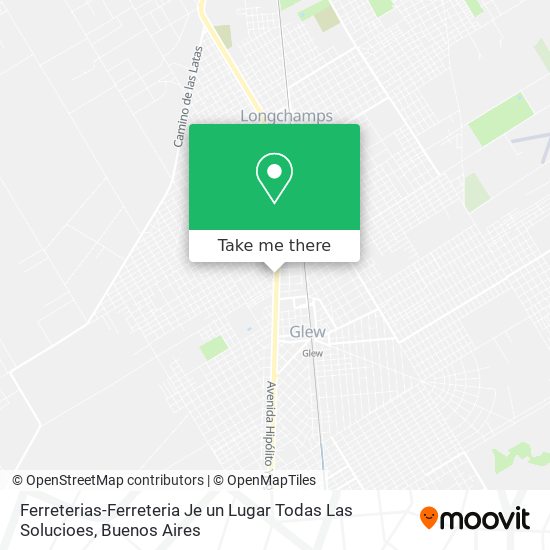 Ferreterias-Ferreteria Je un Lugar Todas Las Solucioes map