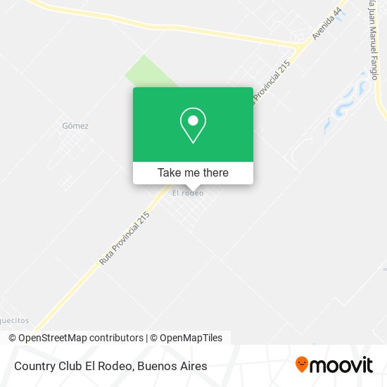 Country Club El Rodeo map