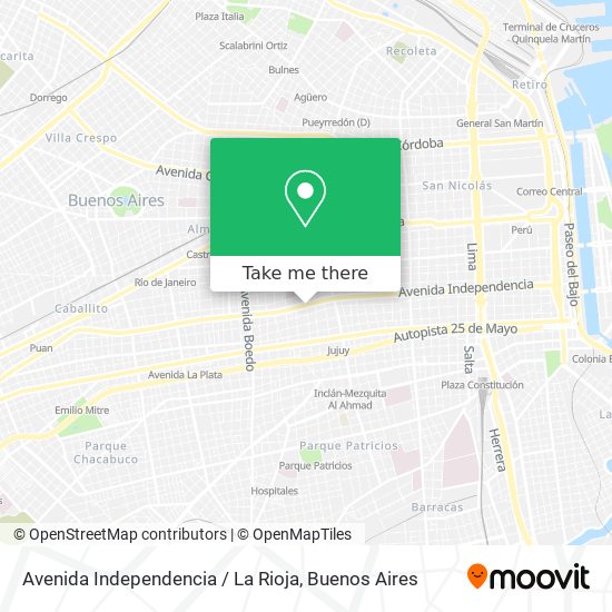 Mapa de Avenida Independencia / La Rioja