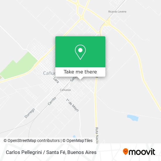 Carlos Pellegrini / Santa Fé map