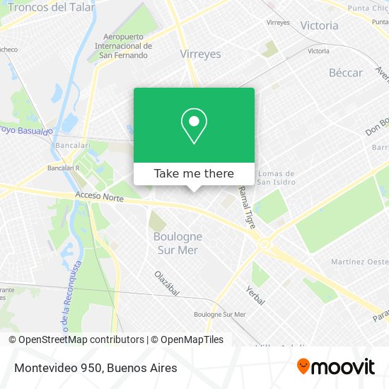 Montevideo 950 map