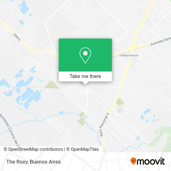 The Roxy map