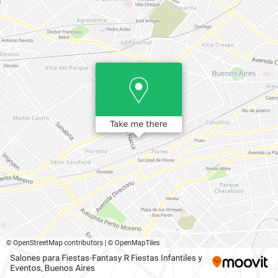 Salones para Fiestas-Fantasy R Fiestas Infantiles y Eventos map