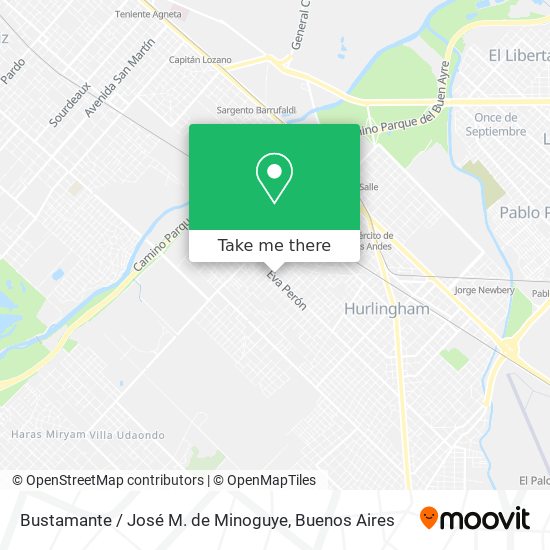 Bustamante / José M. de Minoguye map