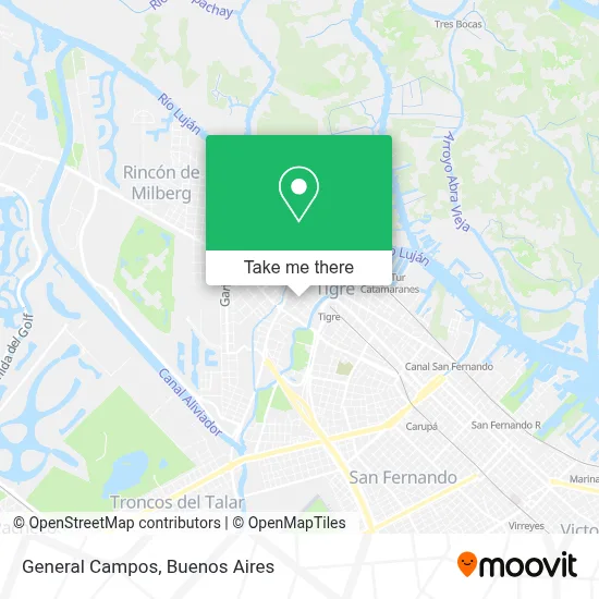 General Campos map