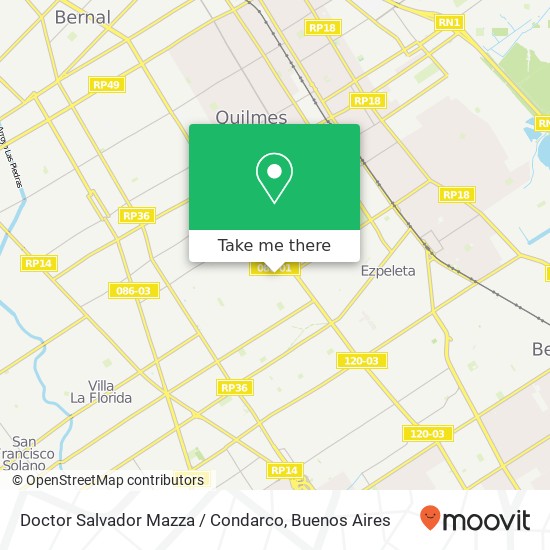 Doctor Salvador Mazza / Condarco map