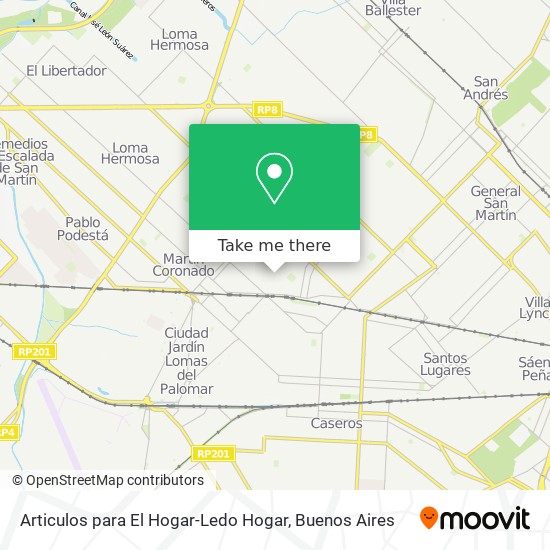 Mapa de Articulos para El Hogar-Ledo Hogar