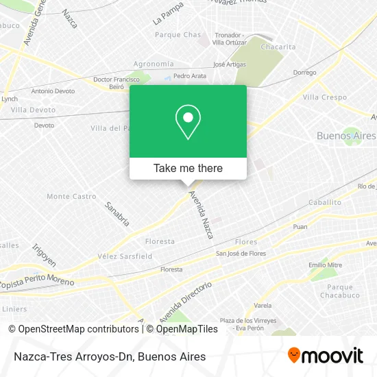 Mapa de Nazca-Tres Arroyos-Dn