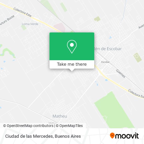 Ciudad de las Mercedes map