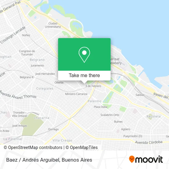 Baez / Andrés Arguibel map