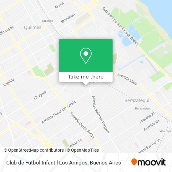 Club de Futbol Infantil Los Amigos map