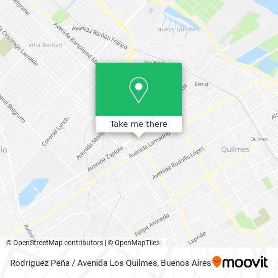 Rodríguez Peña / Avenida Los Quilmes map