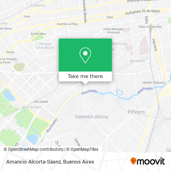 Amancio Alcorta-Sáenz map