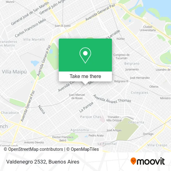 Mapa de Valdenegro 2532
