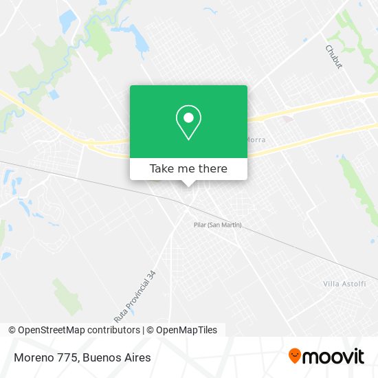 Mapa de Moreno 775