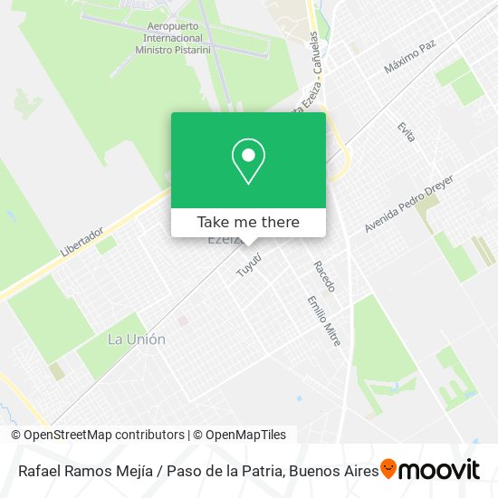 Rafael Ramos Mejía / Paso de la Patria map