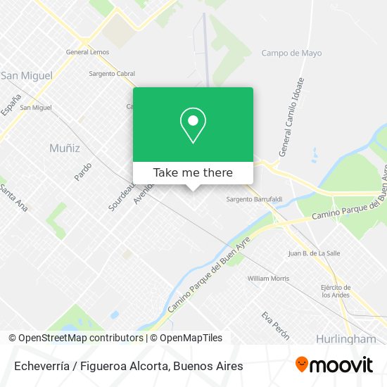 Echeverría / Figueroa Alcorta map