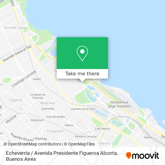 Echeverría / Avenida Presidente Figueroa Alcorta map