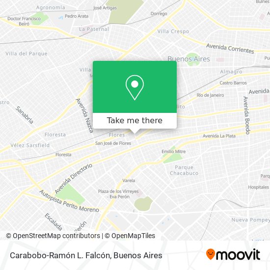 Carabobo-Ramón L. Falcón map