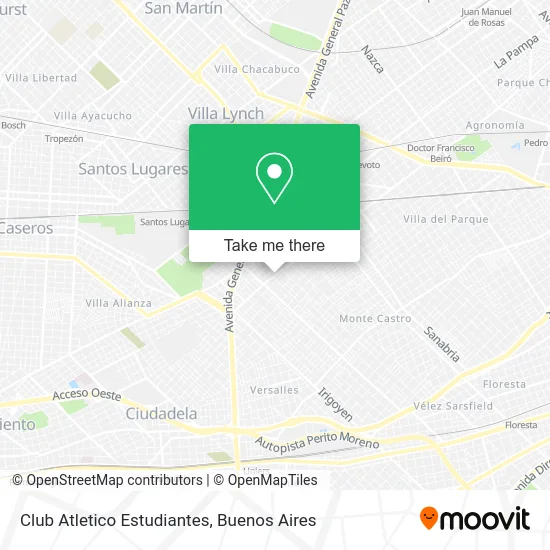 Club Atletico Estudiantes map