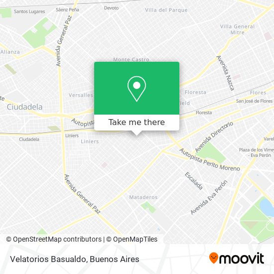 Velatorios Basualdo map