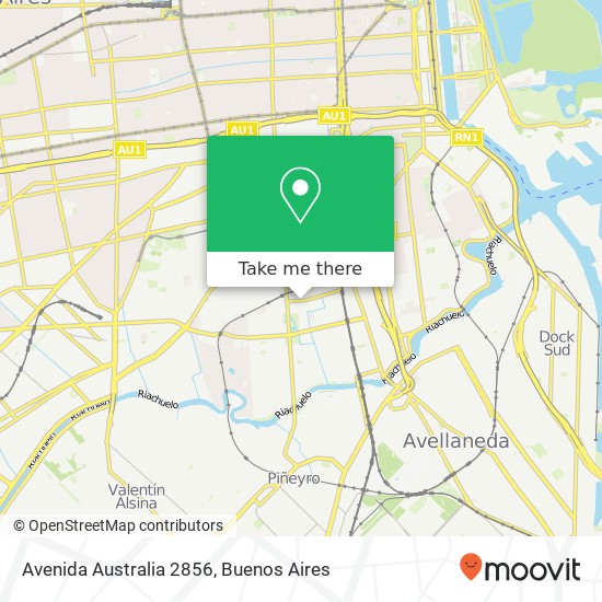 Mapa de Avenida Australia 2856