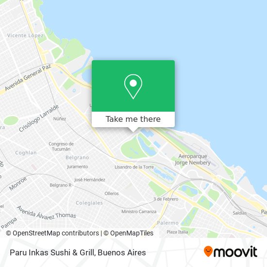 Paru Inkas Sushi & Grill map
