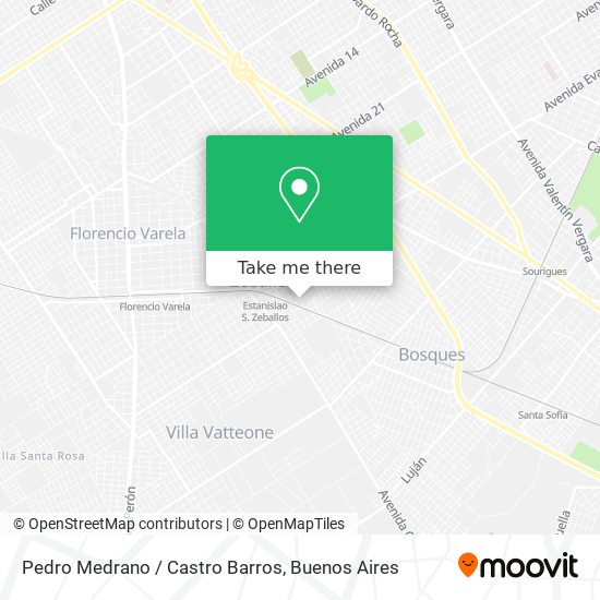 Mapa de Pedro Medrano / Castro Barros