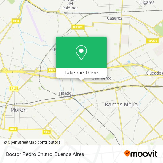 Mapa de Doctor Pedro Chutro