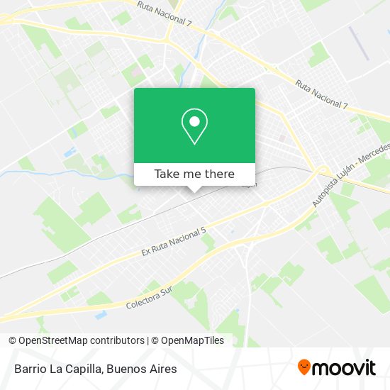 Barrio La Capilla map