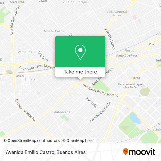 Avenida Emilio Castro map