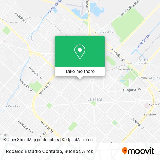 Recalde Estudio Contable map