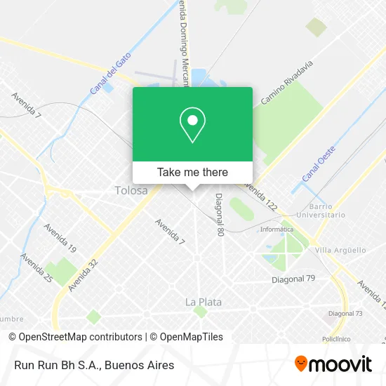 Mapa de Run Run Bh S.A.