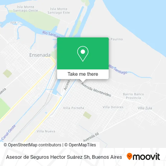 Mapa de Asesor de Seguros Hector Suárez Sh