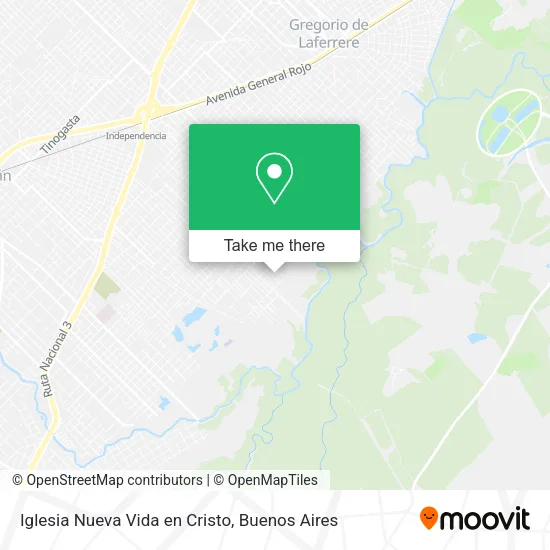 Mapa de Iglesia Nueva Vida en Cristo