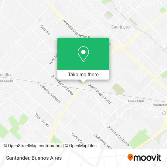 Santander map