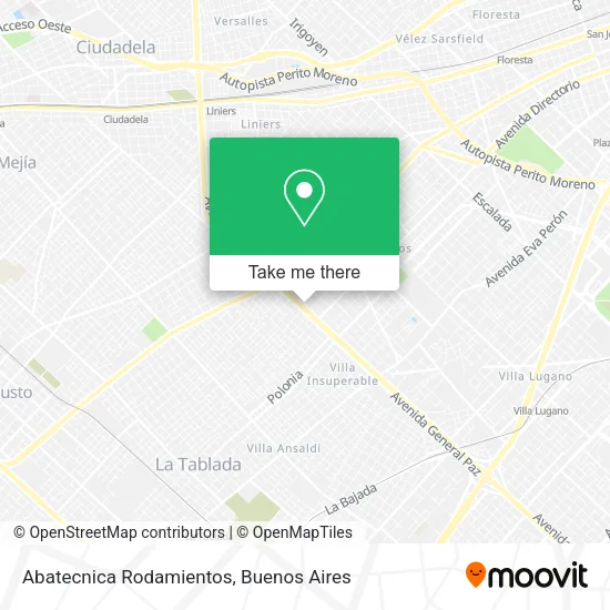 Mapa de Abatecnica Rodamientos
