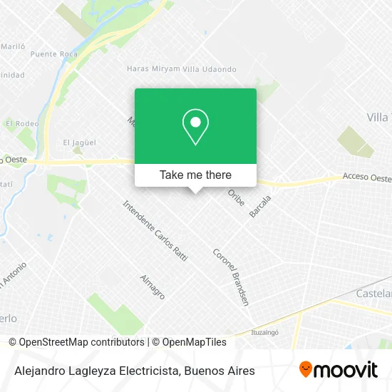 Alejandro Lagleyza Electricista map
