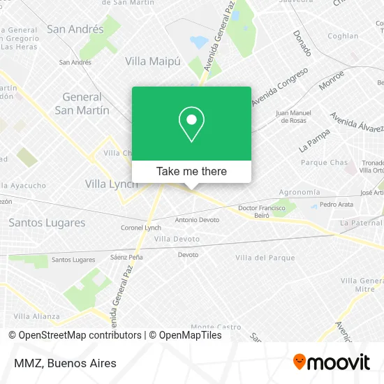MMZ map