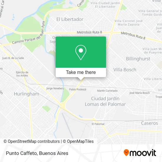 Punto Caffeto map
