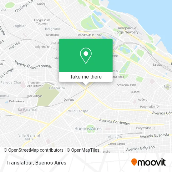 Mapa de Translatour