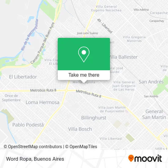 Word Ropa map