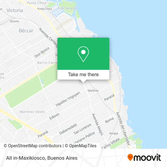 All in-Maxikiosco map