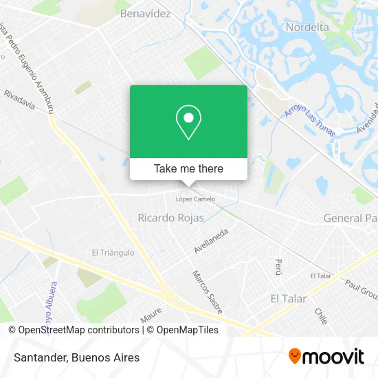 Santander map