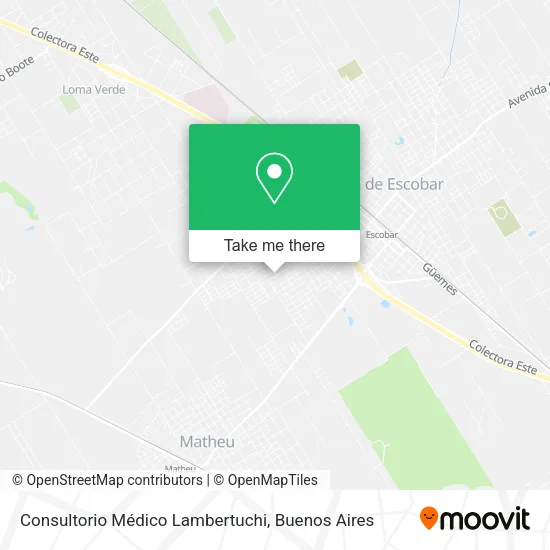 Mapa de Consultorio Médico Lambertuchi