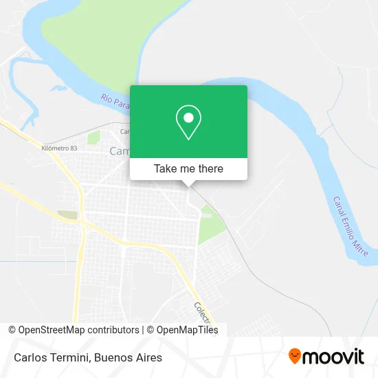 Carlos Termini map