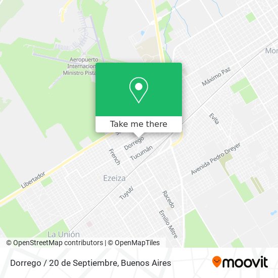 Dorrego / 20 de Septiembre map