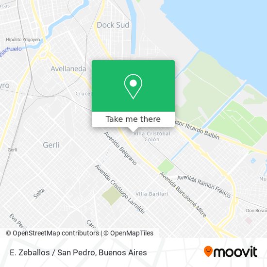 E. Zeballos / San Pedro map