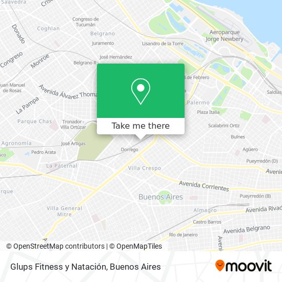Glups Fitness y Natación map