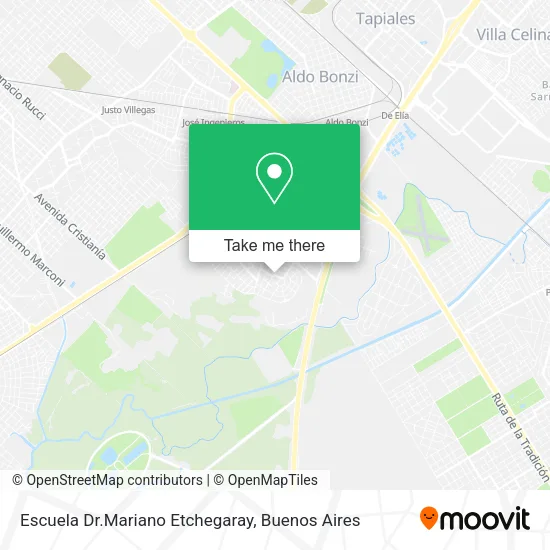 Escuela Dr.Mariano Etchegaray map